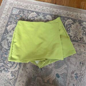 M Zara Lime Green Skort